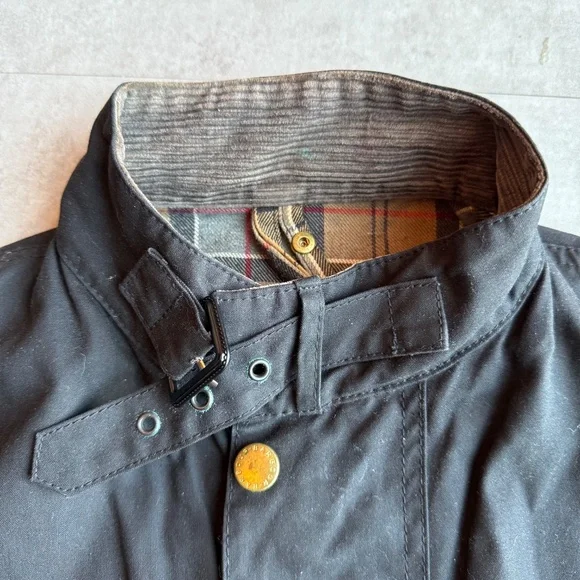 【新品】Barbour INTERNATIONAL ORIGINAL 38 ⑩ Barbour International Original Waxed Jacket, size 38, black